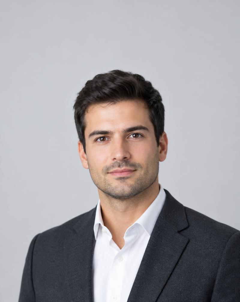 Example portrait — not Meron